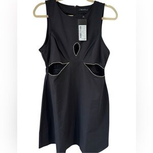 Trendyol Black Dress with Tag Detail